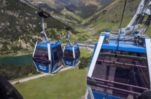 Teleférico Vall de Núria Cataluña - Viajes con perros